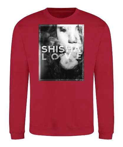 schmittywersonst - Love Shisha - youtube, youtuber, merchandise, shisha, wasserpfeife - Sweatshirt