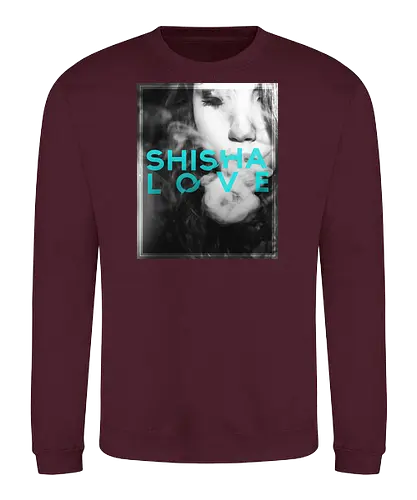 schmittywersonst - Love Shisha - youtube, youtuber, merchandise, shisha, wasserpfeife - Sweatshirt