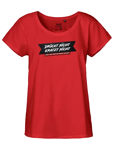 schmittywersonst - Drückt nicht, kratzt nicht reloaded - youtube, youtuber, merchandise - Fairtrade Girl Shirt