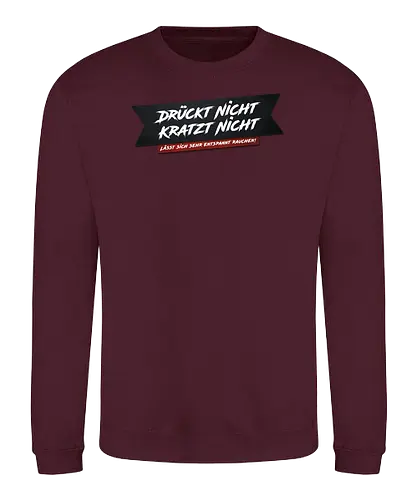 schmittywersonst - Drückt nicht, kratzt nicht reloaded - youtube, youtuber, merchandise - Sweatshirt