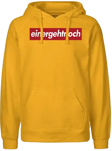 schmittywersonst - einergehtnoch - youtube, youtuber, merchandise - Fairtrade Hoodie