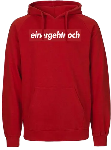 schmittywersonst - einergehtnoch - youtube, youtuber, merchandise - Fairtrade Hoodie