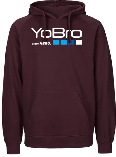 YoBro Hero - mike suminski, fotografie - Fairtrade Hoodie