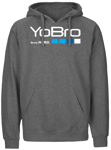 YoBro Hero - mike suminski, fotografie - Fairtrade Hoodie