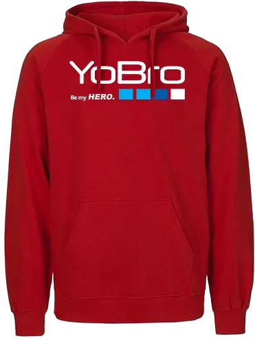 YoBro Hero - mike suminski, fotografie - Fairtrade Hoodie