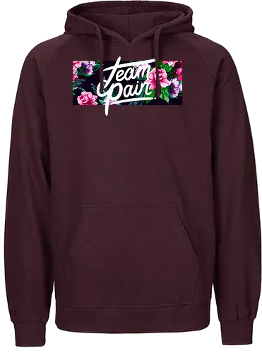 Pain - Team Flower - youtube, youtuber, merchandise, twitch, minecraft, streamer - Fairtrade Hoodie