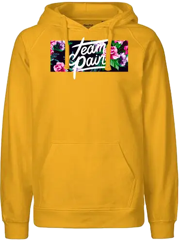 Pain - Team Flower - youtube, youtuber, merchandise, twitch, minecraft, streamer - Fairtrade Hoodie