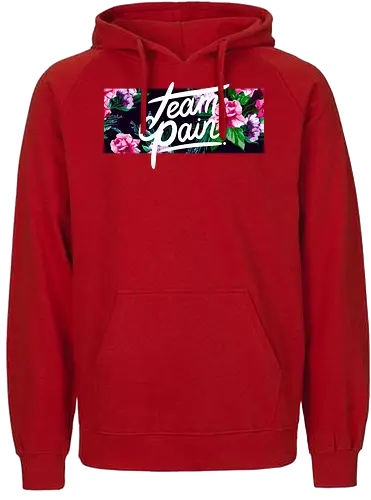 Pain - Team Flower - youtube, youtuber, merchandise, twitch, minecraft, streamer - Fairtrade Hoodie