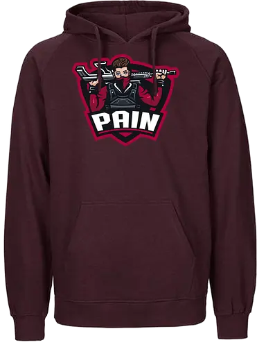 Pain - Logo - pain, youtube, merchandise - Fairtrade Hoodie
