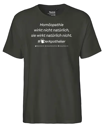 #DerApotheker - Natürlich Nicht - DerApotheker, homöopathie - Fairtrade T-Shirt