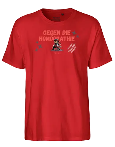 Gegen die Homöopathie - Fairtrade T-Shirt