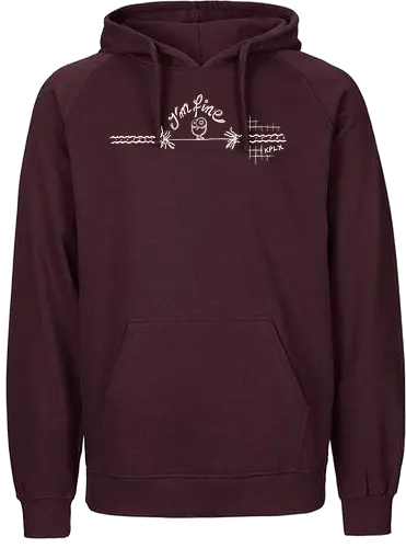 KPLX - I'm fine white - KPLX, cartoon - Fairtrade Hoodie