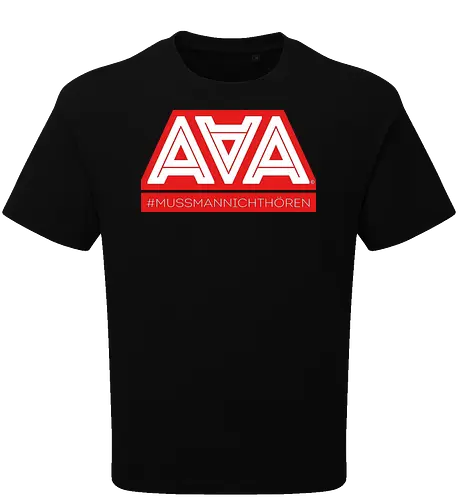AAA - Muss man nicht hören - AAA, Alliteration am Arsch, poComicast - Oversize T-Shirt