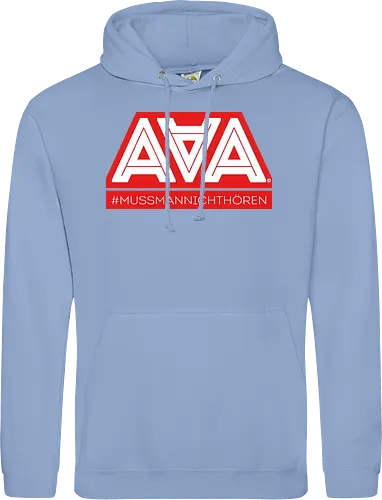 AAA - Muss man nicht hören - AAA, Alliteration am Arsch, poComicast - Standard Hoodie