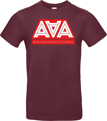 AAA - Muss man nicht hören - AAA, Alliteration am Arsch, poComicast - Standard T-Shirt