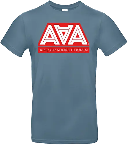 AAA - Muss man nicht hören - AAA, Alliteration am Arsch, poComicast - Standard T-Shirt