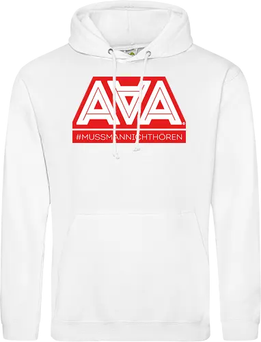 AAA - Muss man nicht hören - AAA, Alliteration am Arsch, poComicast - Standard Hoodie