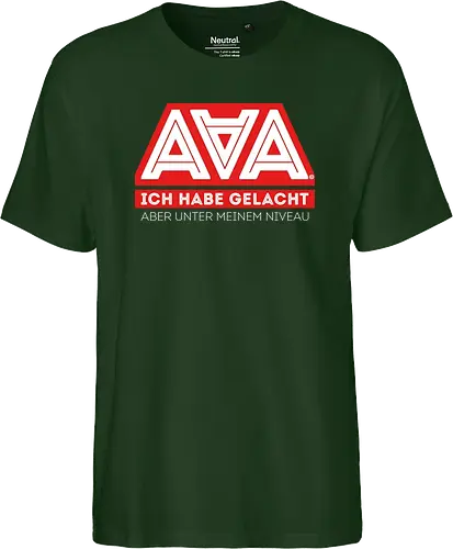 AAA - Ich habe gelacht - AAA, Alliteration am Arsch, poComicast - Fairtrade T-Shirt