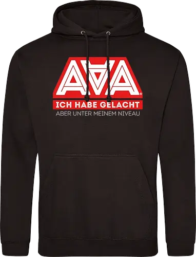 AAA - Ich habe gelacht - AAA, Alliteration am Arsch, poComicast - Standard Hoodie