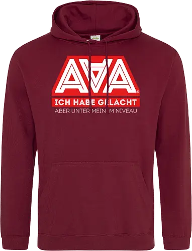 AAA - Ich habe gelacht - AAA, Alliteration am Arsch, poComicast - Standard Hoodie