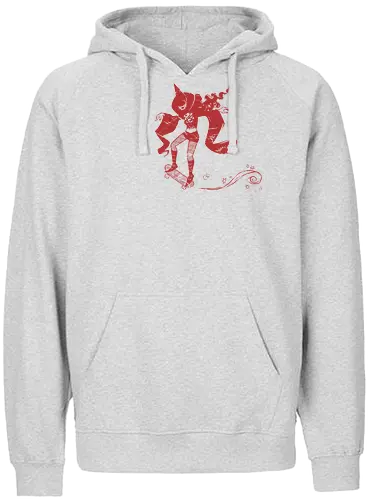 Skate Witch - Skating, skateboard, hexe, witch - Fairtrade Hoodie
