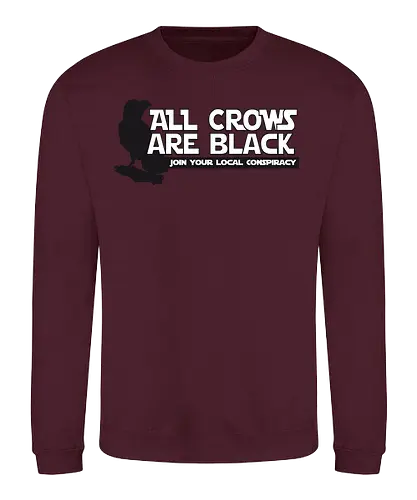 Asoziales Netzwerk - All Crows Are Black - asoziales netzwerk, rabe, krähe, crow, acab - Sweatshirt