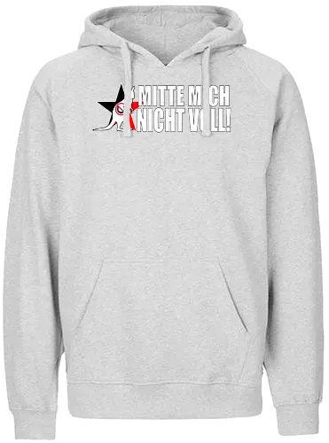 Asoziales Netzwerk - Mitte mich nicht voll - asoziales netzwerk, hufeisen, anGaming - Fairtrade Hoodie