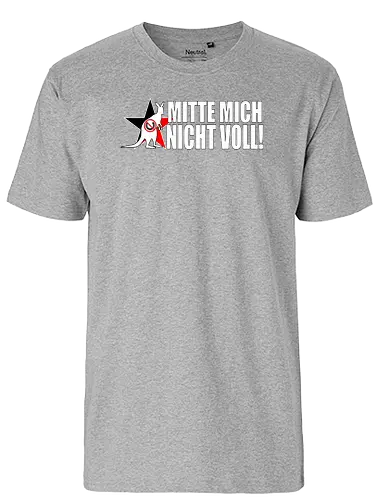 Asoziales Netzwerk - Mitte mich nicht voll - asoziales netzwerk, hufeisen, anGaming - Fairtrade T-Shirt