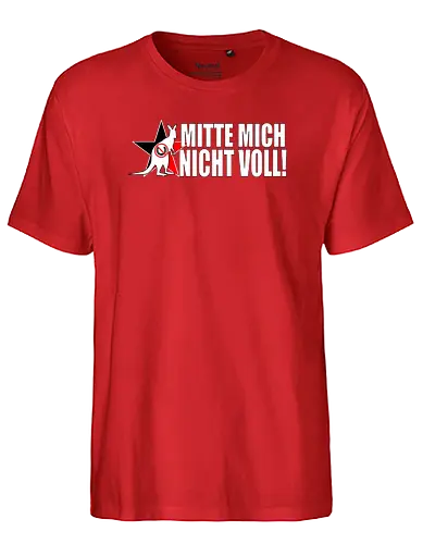 Asoziales Netzwerk - Mitte mich nicht voll - asoziales netzwerk, hufeisen, anGaming - Fairtrade T-Shirt