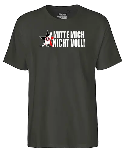 Asoziales Netzwerk - Mitte mich nicht voll - asoziales netzwerk, hufeisen, anGaming - Fairtrade T-Shirt