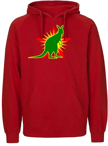 Asoziales Netzwerk - Solidarität! - rojava, afrin, asoziales netzwerk, politik, känguru, kangaroo, roo, roojava, anGaming - Fairtrade Hoodie