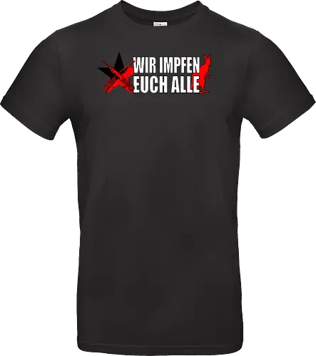 Wir impfen euch alle - asoziales netzwerk, Impfen, politik, Schwurbler, Impfung, känguru