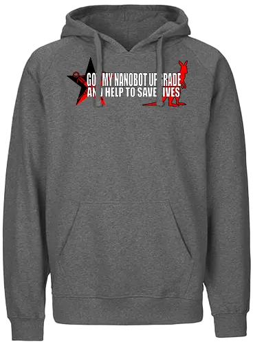 Nanobot Upgrade  - Impfen rettet Leben! - Impfen, Covid-19, Nanobot, conspiracy - Fairtrade Hoodie