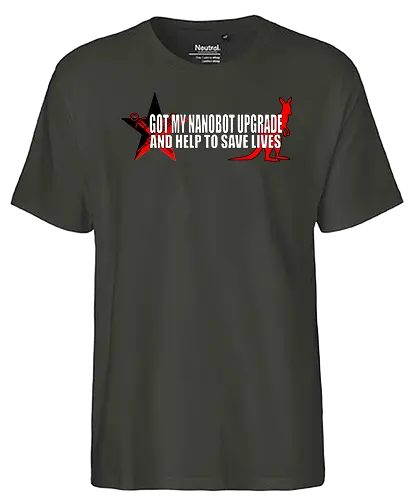 Nanobot Upgrade  - Impfen rettet Leben! - Impfen, Covid-19, Nanobot, conspiracy - Fairtrade T-Shirt
