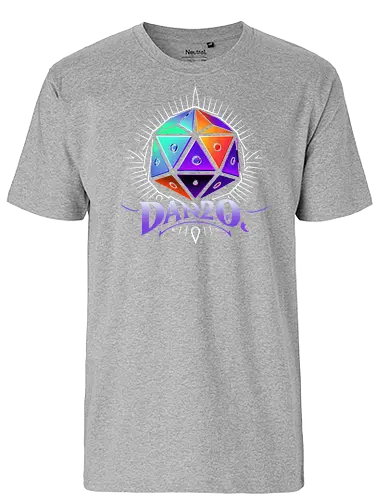 Dangerous Natural 20 - TTRPG - dice, würfel, rpg - Fairtrade T-Shirt