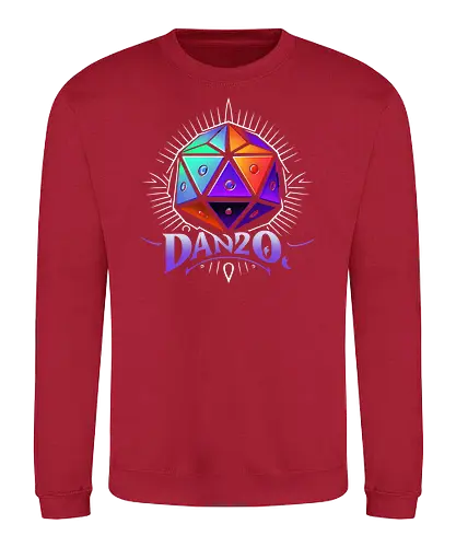 Dangerous Natural 20 - TTRPG - dice, würfel, rpg - Sweatshirt