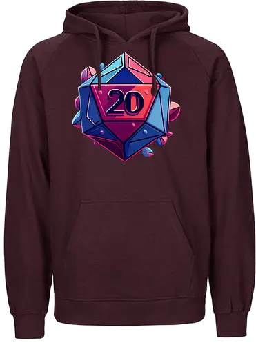 Natural 20 - Diverse Roleplaying - dice, würfel, d20 - Fairtrade Hoodie