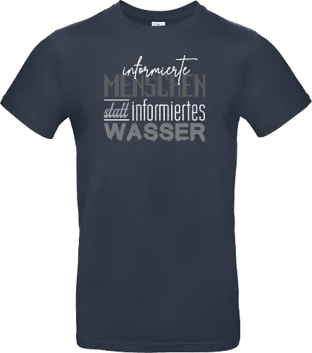 Methodisch Inkorrekt - Informierte Menschen Grey - Methodisch Inkorrekt, Minkorrekt, poComicast - Standard T-Shirt