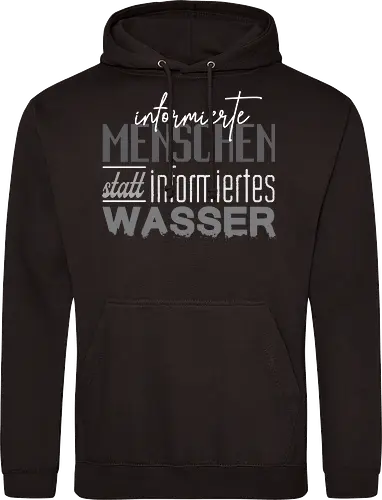 Methodisch Inkorrekt - Informierte Menschen Grey - Methodisch Inkorrekt, Minkorrekt, poComicast - Standard Hoodie