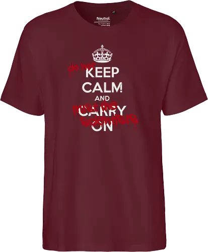 Methodisch Inkorrekt - Keep Calm - Methodisch Inkorrekt, Minkorrekt, poComicast - Fairtrade T-Shirt