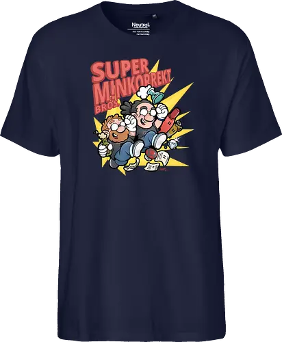 Methodisch Inkorrekt - Super M!nkorrekt Bros. - Methodisch Inkorrekt, Minkorrekt, poComicast - Fairtrade T-Shirt