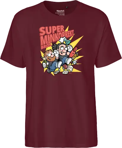 Methodisch Inkorrekt - Super M!nkorrekt Bros. - Methodisch Inkorrekt, Minkorrekt, poComicast - Fairtrade T-Shirt