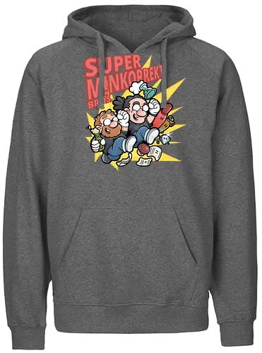 Methodisch Inkorrekt - Super M!nkorrekt Bros. - Methodisch Inkorrekt, Minkorrekt, poComicast - Fairtrade Hoodie