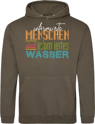Methodisch Inkorrekt - Informierte Menschen Bunt weiß - Methodisch Inkorrekt, Minkorrekt, poComicast - Standard Hoodie