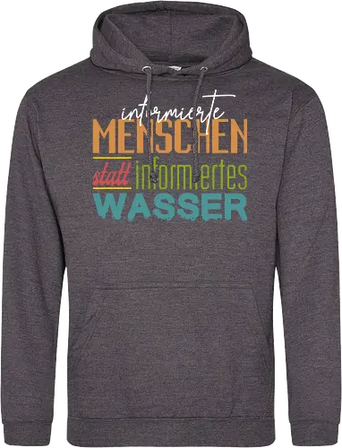 Methodisch Inkorrekt - Informierte Menschen Bunt weiß - Methodisch Inkorrekt, Minkorrekt, poComicast - Standard Hoodie