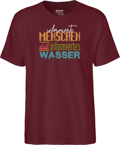 Methodisch Inkorrekt - Informierte Menschen Bunt weiß - Methodisch Inkorrekt, Minkorrekt, poComicast - Fairtrade T-Shirt