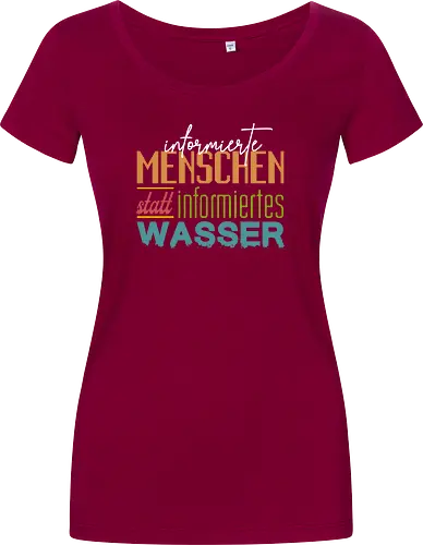 Methodisch Inkorrekt - Informierte Menschen Bunt weiß - Methodisch Inkorrekt, Minkorrekt, poComicast - Women T-Shirt