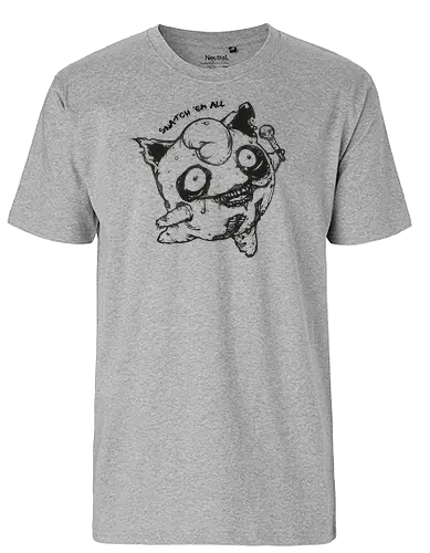 Snatch 'em All #1 - anime, manga, gaming, pocket, monster, retro, classic, creepy - Fairtrade T-Shirt