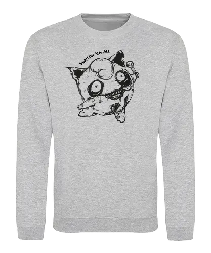 Snatch 'em All #1 - anime, manga, gaming, pocket, monster, retro, classic, creepy - Sweatshirt