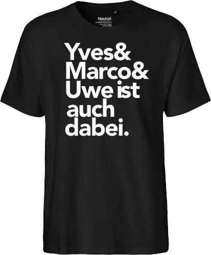 Nerdkultur - Yves, Marco, Uwe - Nerdkultur, yves, marco, uwe - Fairtrade T-Shirt